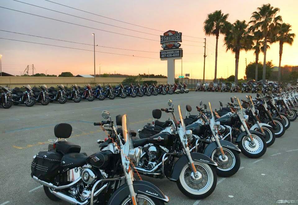 And the adventure begins. Day 1 of the 2017 Coast to Coast run, with over 80 bikes awaiting their riders for this year’s run to the setting sun. Gentlemen, start your engines…